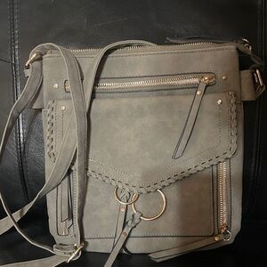 Stylish Gray Crossbody Bag